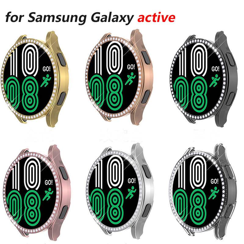 Case Pelindung Layar bumper Aksen Berlian Bling Untuk Samsung Galaxy active