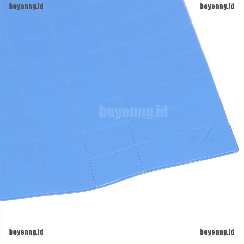 Beye 100pcs 10x10 X 1mm Pad Thermal Silikon Konduktif Pendingin Gpu Cpu