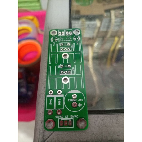 Pcb bias 12v pcb regulasi 12v doble ocb dobel layer