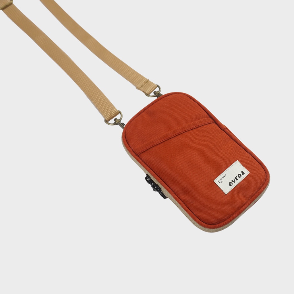 Evroa Polka Sling Phone - Terracotta