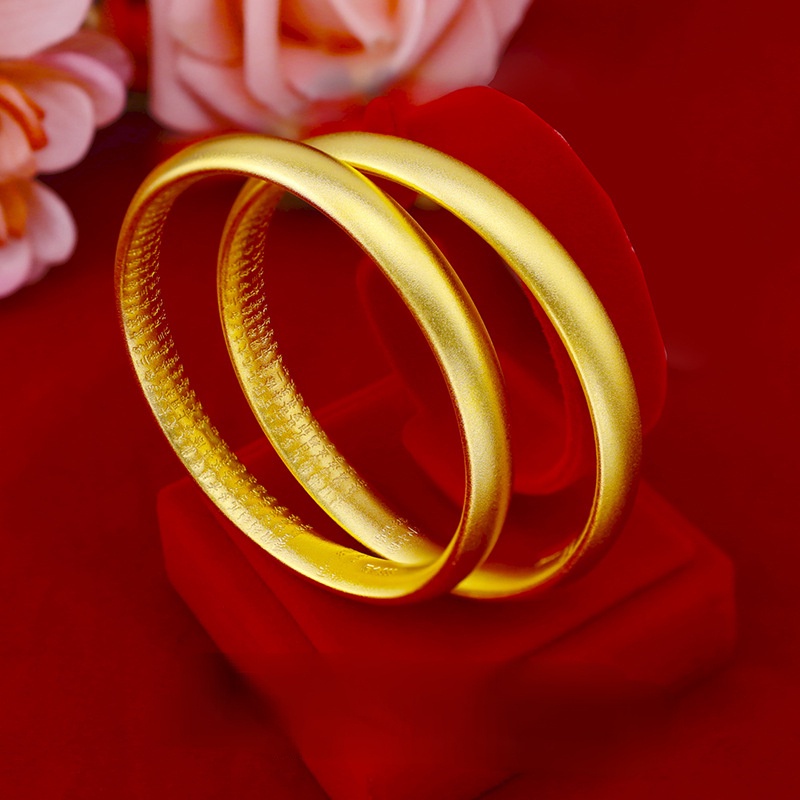 Gelang Emas Asli Kadar 375 Desain Hati Gaya Minimalis Kuno Untuk Wanita