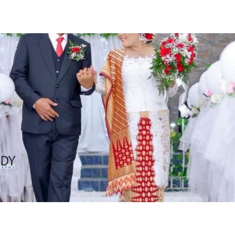 songket palembang pulir lepus halus benang emas kristal sutera gebeng ori promo pengantin terbaru