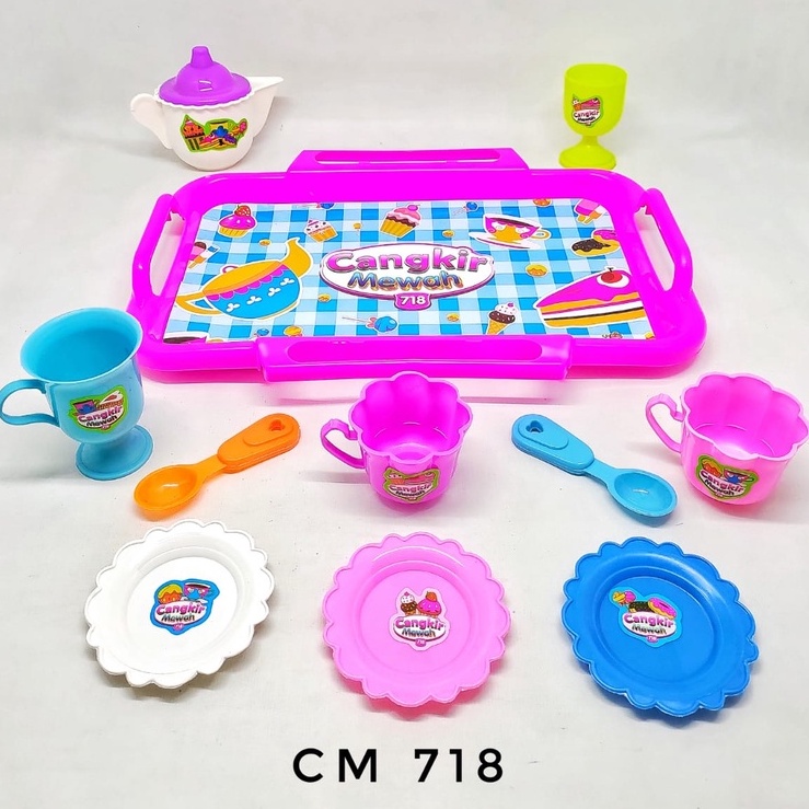 Mainan Masak Masakan Kitchen Set Mainan Dining Set dan Tea Set SG Toys Mainan Anak Perempuan