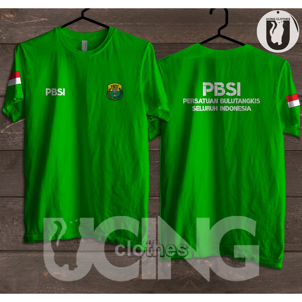 FREE ONGKIR KAOS BAJU PBSI PERSATUAN BULUTANGKIS SELURUH INDONESIA KAOS DISTRO