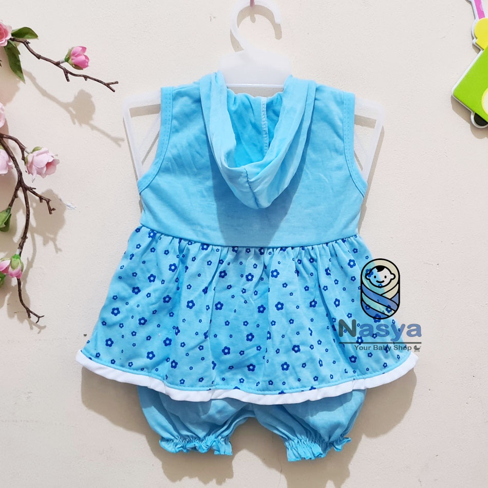 [N-066] Setelan baju dan celana pendek bayi - motif lucu