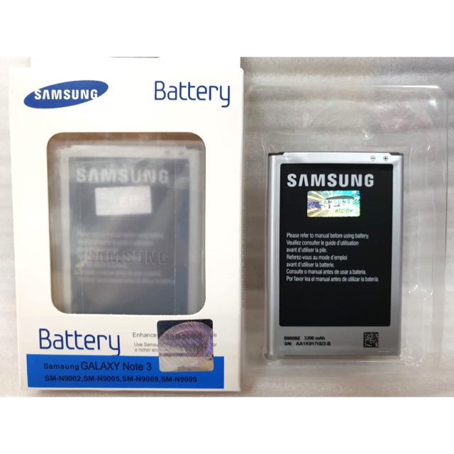 BATERAI/BATRE SAMSUNG GALAXY NOTE 3/N900 ORIGINAL 100%