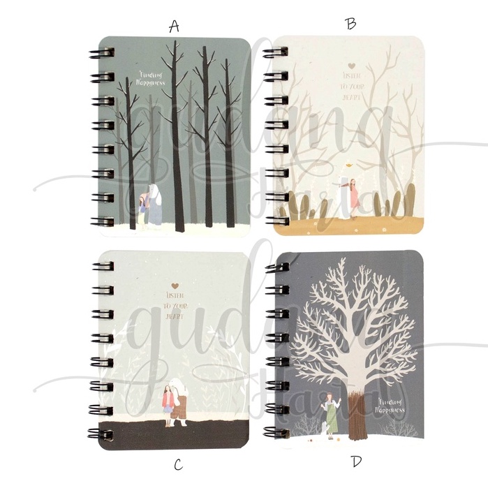 

GCC Notebook A7 Spiral WInter Tree Buku Tulis Mini Motif Pohon GCC 308550
