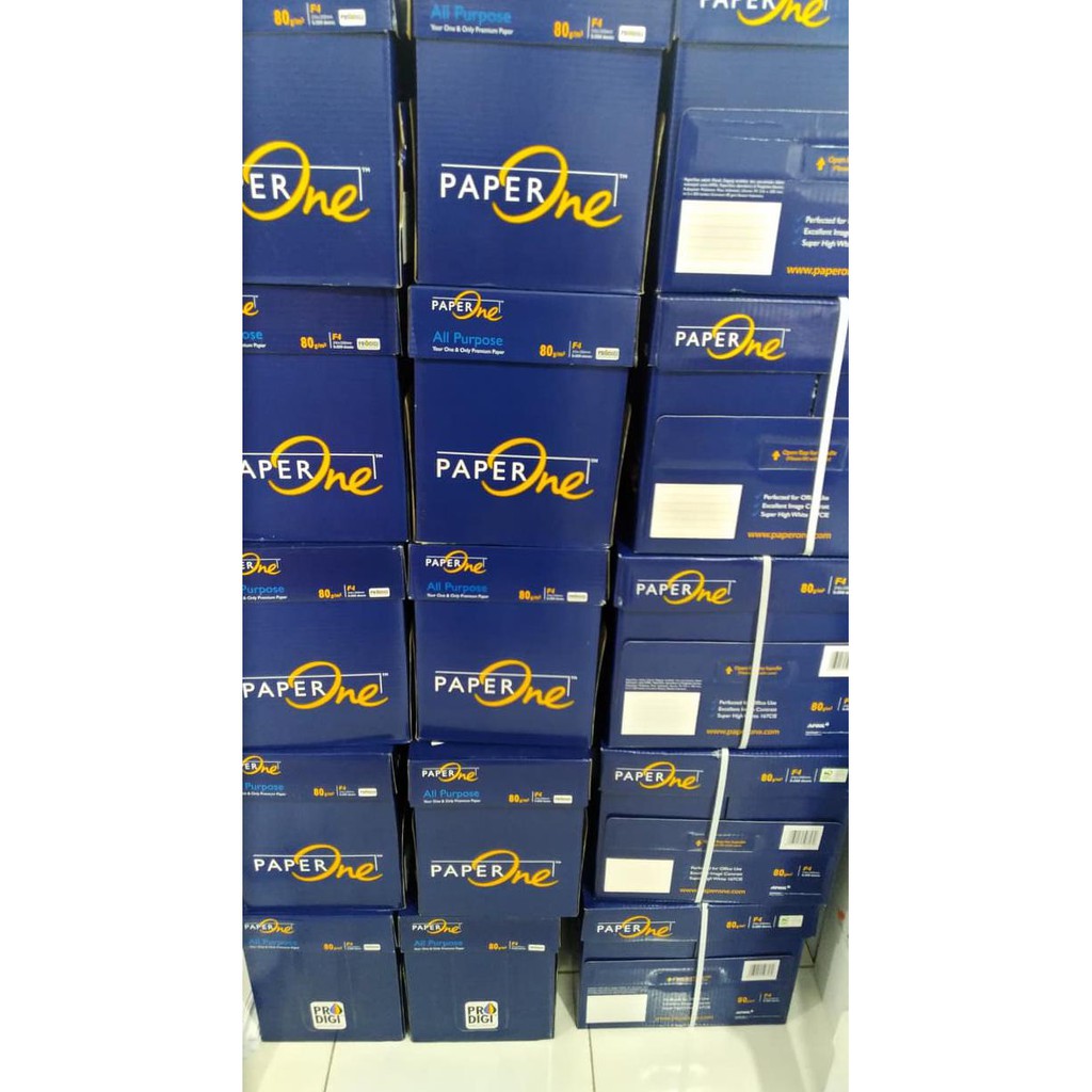 

KERTAS HVS A4 80 GRM PAPER ONE PEMBELIAN 1 DUS PROMO TERBATAS...... KODE 907