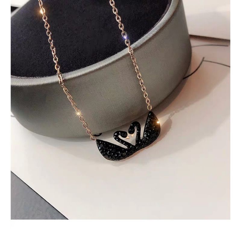 Fifi Fashion KALUNG WANITA KALUNG ANGSA CANTIK GAYA KOREA DAILY LOOK  TITANIUM PREMIUM ANTIKARAT AT07