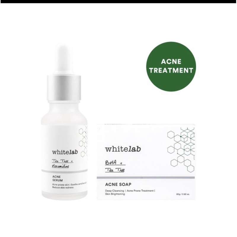 Whitelab Paket Acne Serum + Acne Soap