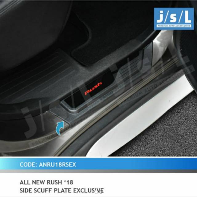 Sillplate Samping all new Rush/ Terios 2018 2021 2022 gr sport model exclusive jsl