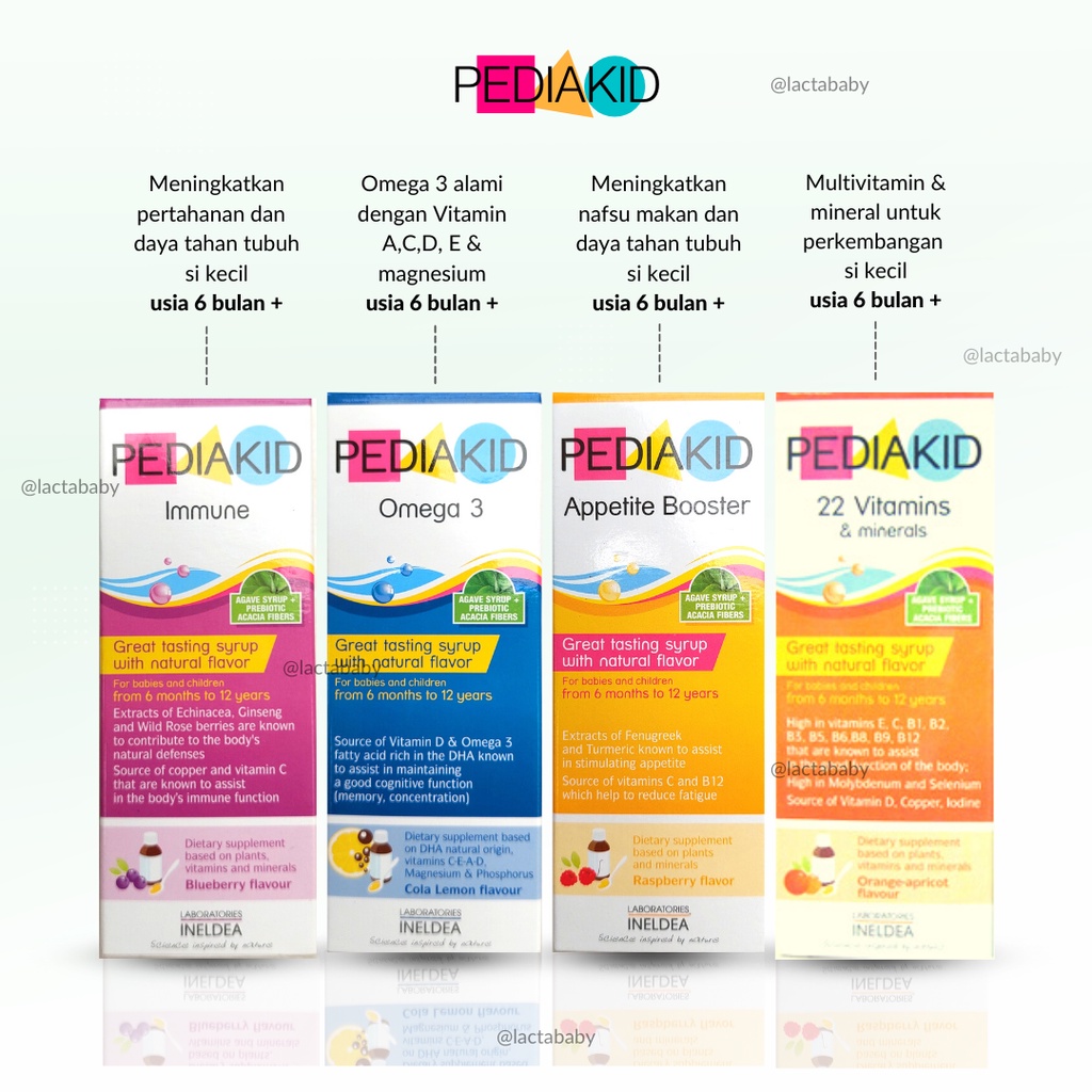 Pediakid - Appetite Booster | Pediakid 22 Vitamins &amp; Minerals | Immune