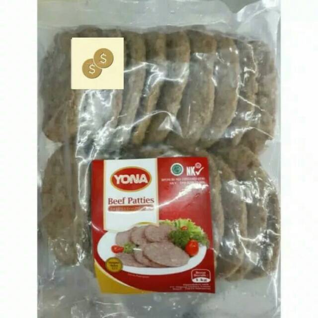 Promo Daging Burger Sapi Yona Beef Patties Daging Sapi Burger Enak Murah Shopee Indonesia