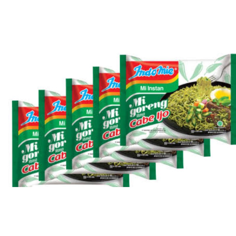 indomie cabe ijo isi 5 pcs