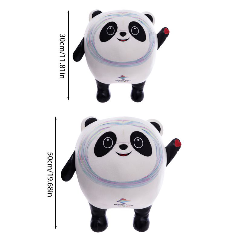 【New Arrival】Beijing 2022 Winter Olympic Mascot Bing Dwen Dwen Panda Plush Toys  Home Decoration Gifts