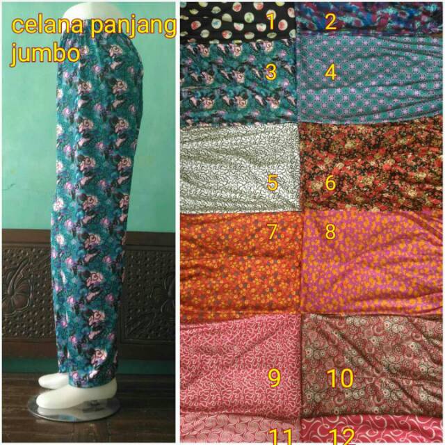Celana panjang santai jumbo | celana panjang jumbo