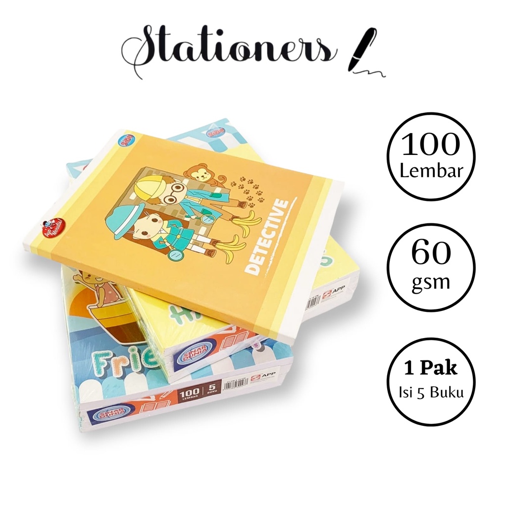 

Buku Tulis Sidu 100 Lembar/Buku Sekolah/Buku Catatan