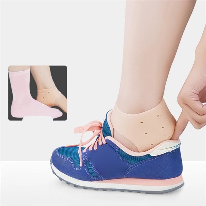 1 Pasang Pelindung Tumit Silicone / Insole Silikon Elastis pt01