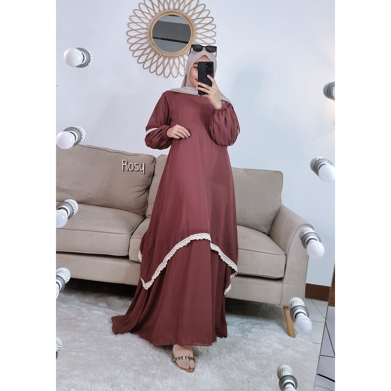 Gamis Malaysia Renda Model Terbaru