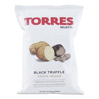 

Fchgtyani Torres Keripik Kentang Truffle Hitam 150 G