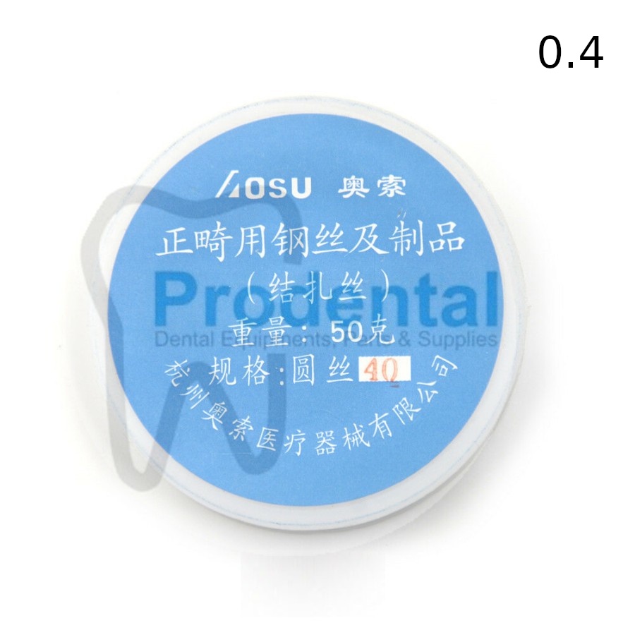 Kawat Klamer Gigi 1 Rol / Orthodonti / Kawat Gigi Ortho / Kawat Klamer Gigi Palsu Prostho (Size 0.4)