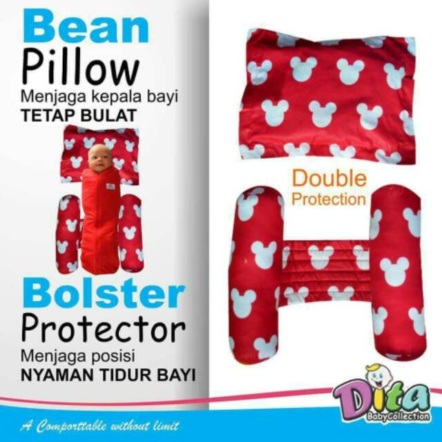 Bantal Set Dita( Bean Pillow Bolster protector)