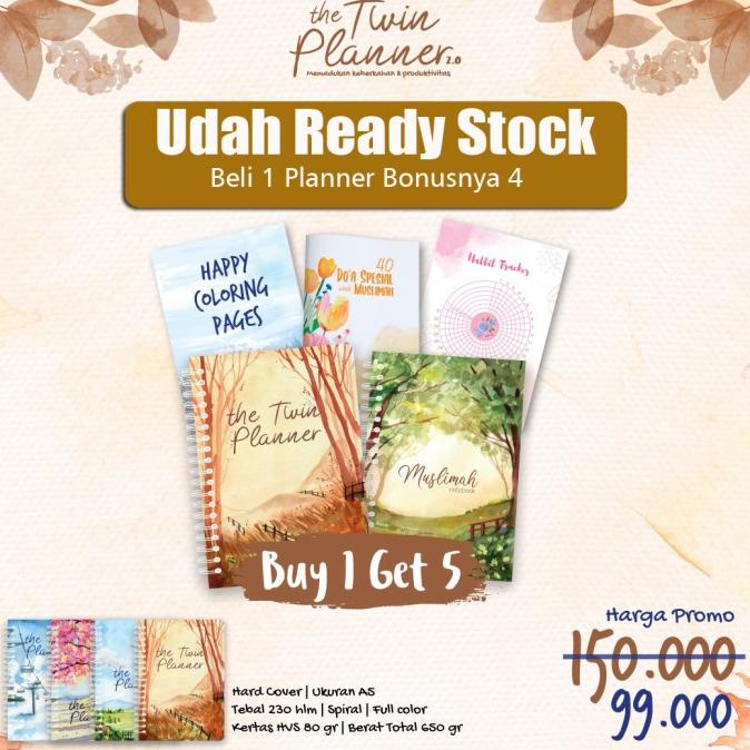 

Office & Stationery | Buku Tulis | Buku Agenda Twin Planner (Penerbit Aqwam) | Best Seller