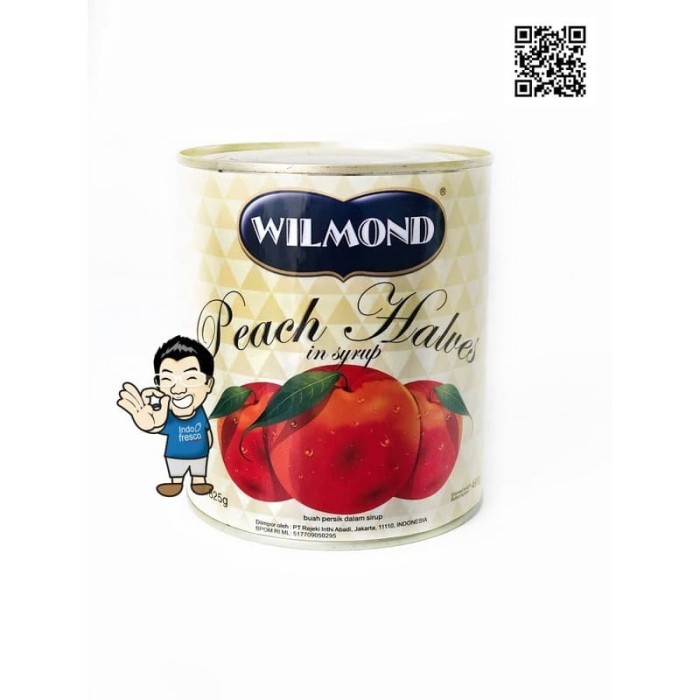 

MINUM-SIAP-DRINK-TO-READY- WILMOND PEACH HALVES IN SYRUP CANNED- BUAH PERSIK KALENG 825G -READY-TO-