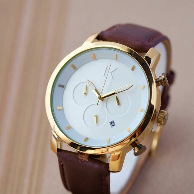 [CHRONO AKTIF] 6 Variasi Jam Tangan Pria MVMT Chrono On Kulit Super