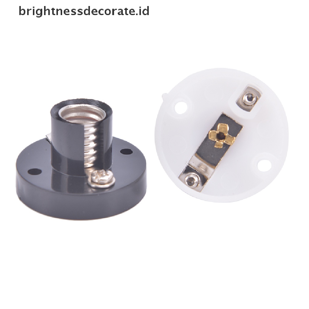 [birth] E10 Screw Holder DIY Flat Lamp Bases Physics Electric Beads Testing Parts [ID]