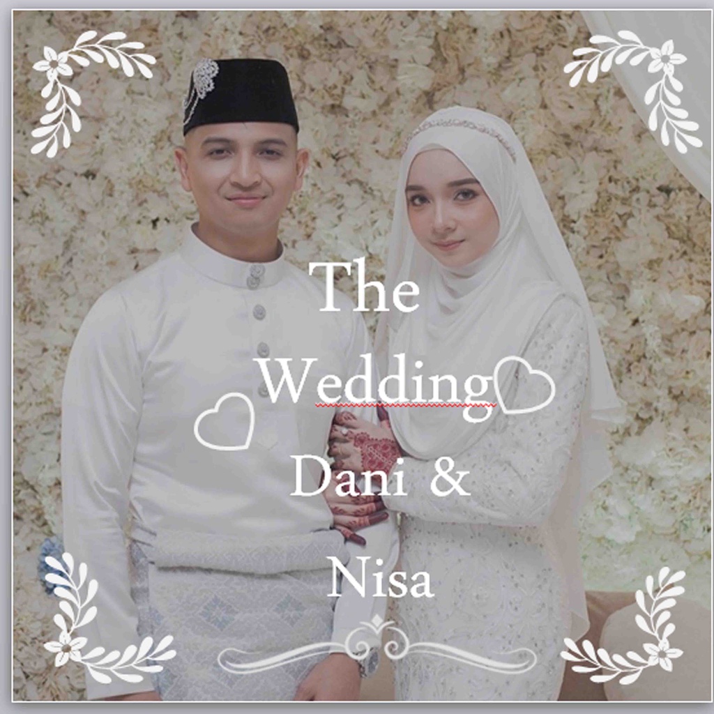 VIDEO UNDANGAN DIGITAL PERNIKAHAN 06 UNDANGAN VIDIO NIKAH NIKAHAN DESAIN UNDANGAN VIDEO  WEDDING FOR