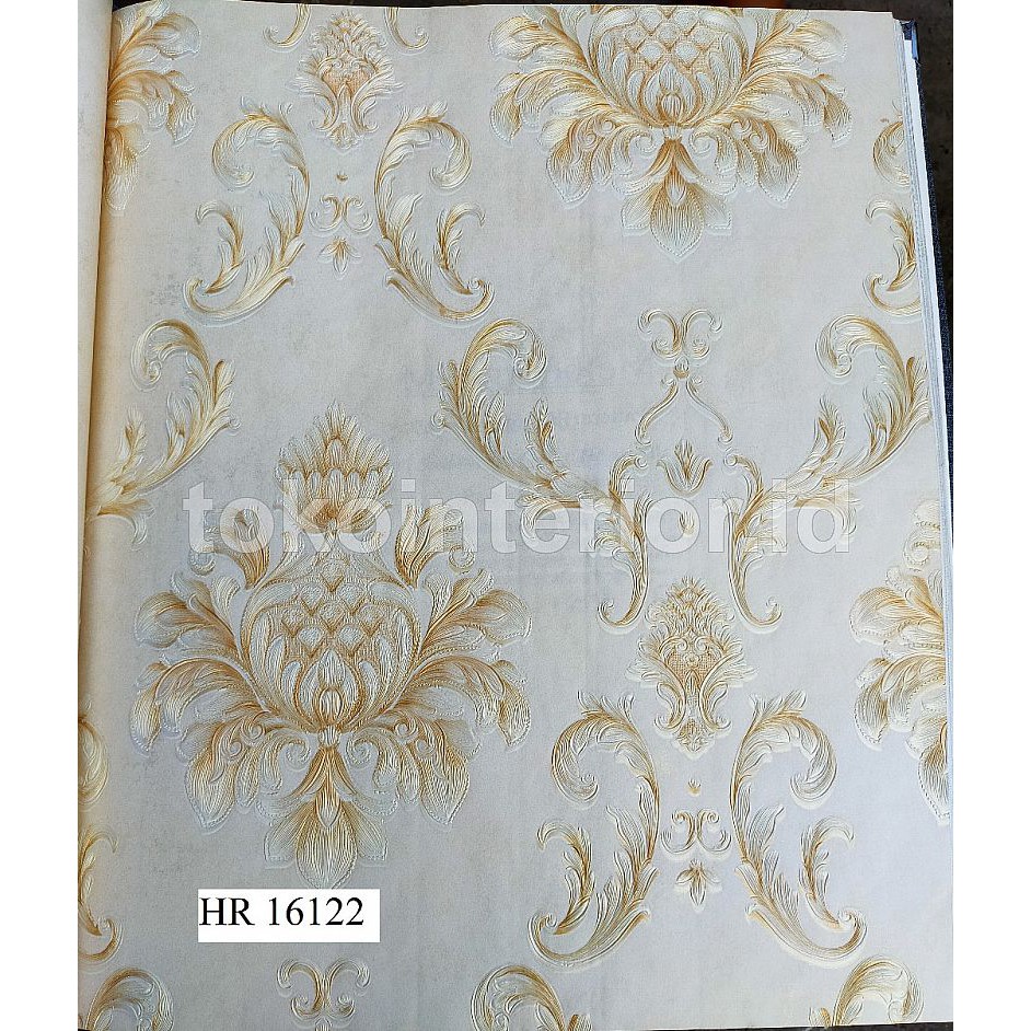  Wallpaper  Dinding  Murah  Klasik Damask Batik Mewah Timbul 