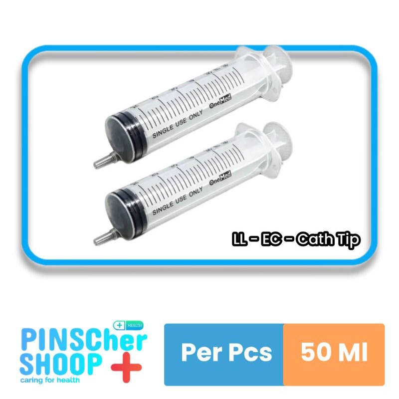 PS / SIRINGE SPUIT 50 Ml (CATH TIP / EC / LL) SATUAN