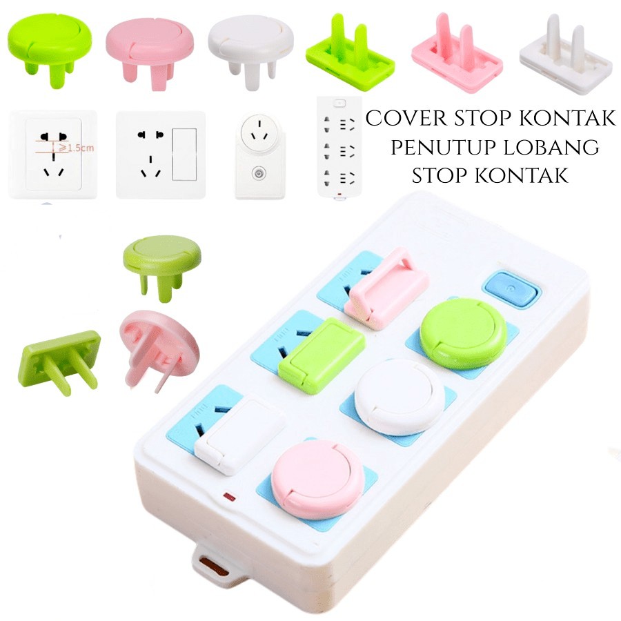 PENUTUP COLOKAN LISTRIK STOP KONTAK / PENGGAMAN STOK KONTAK / SOCKET COVER