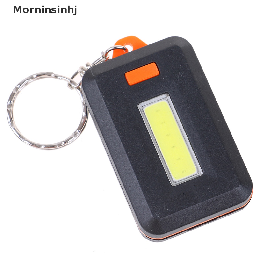 Mornin Senter led Cob mini portable Dengan Gantungan Kunci Untuk outdoor / Darurat