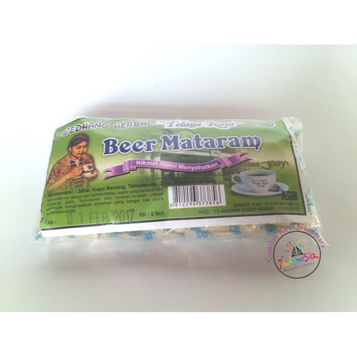 

BEER MATARAM | Minuman Tradisional Instan | isi 5 Sachet