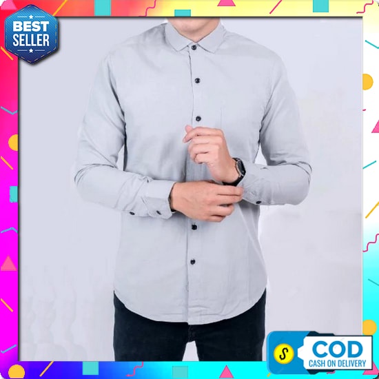 Kemeja Pria Motif Surfing Pantai Printing Katun Terbaru Distro Lengan  Kemeja Lengan Panjang Pria P