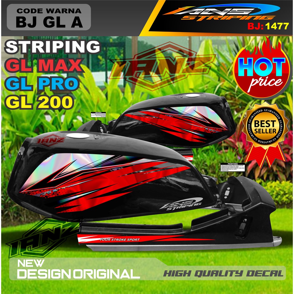 COSTUM STRIPING GL MAX VARIASI HOLOGRAM / STRIPING GL PRO MAX VARIASI HOLOGRAM / STRIPING GL