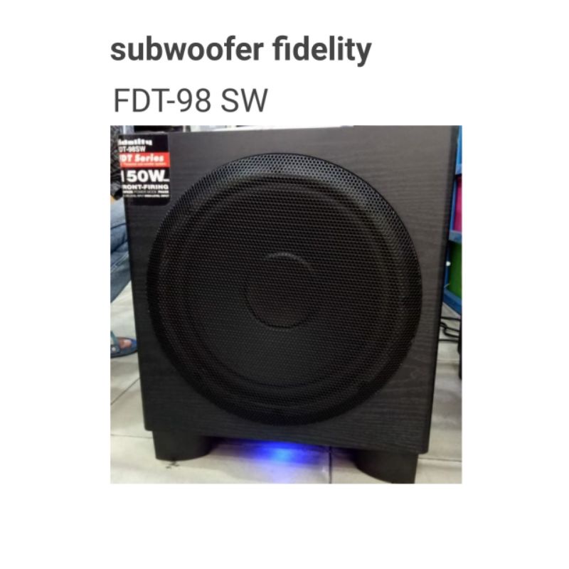 Subwoofer aktif 12 inch Fidelity FDT-98SW, original garansi.