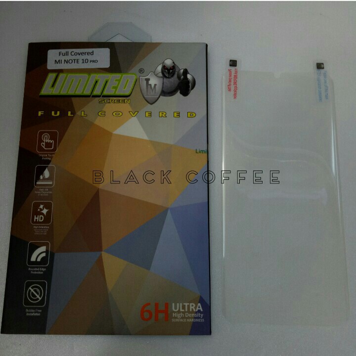 Anti gores xiaomi mi note 10 PRO / mi note 2 Anti shock limited xiaomi