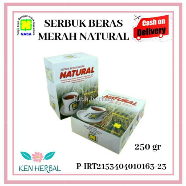 

SBMN Serbuk Beras Merah Natural Original Nasa 250gr - Ken Herbal