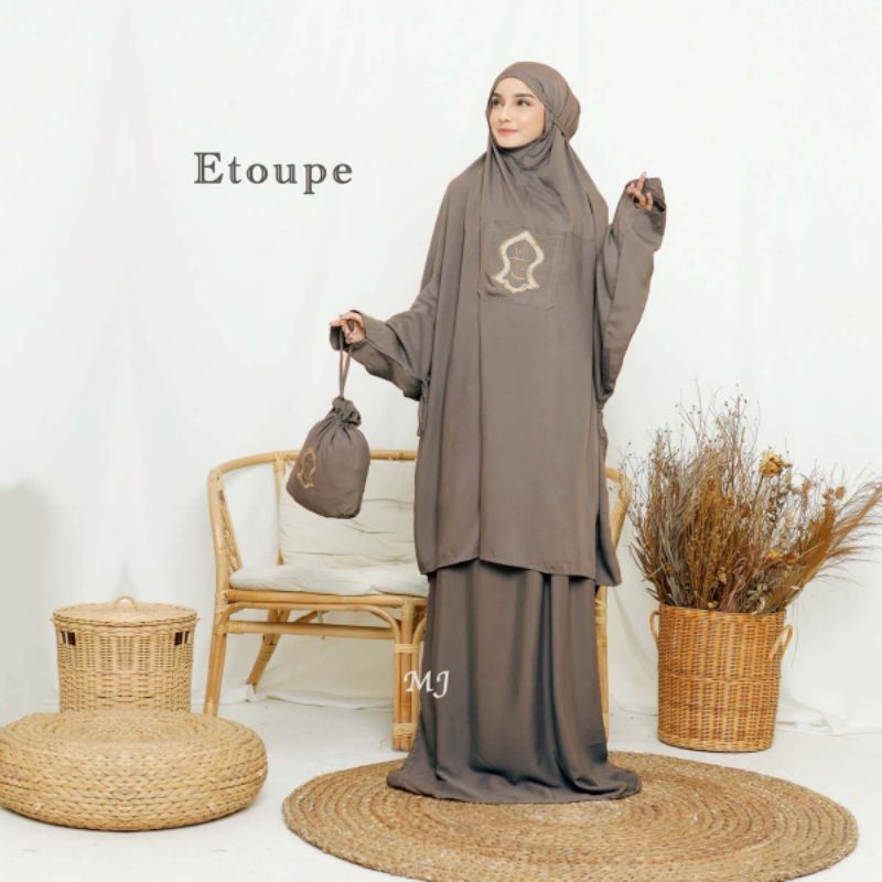 Mukena abh terompah/mukena travelling/mukena atas bawah/mukena terompah/mukena hadramaut/mukena tero