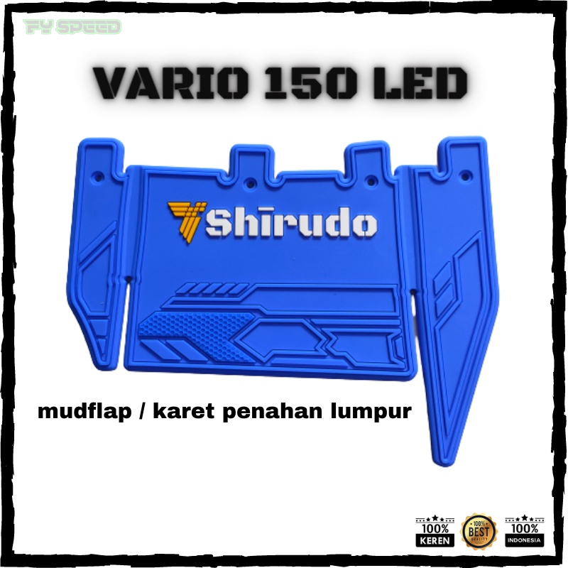 Mudflap vario 150 led karet kolong vario 150 led
