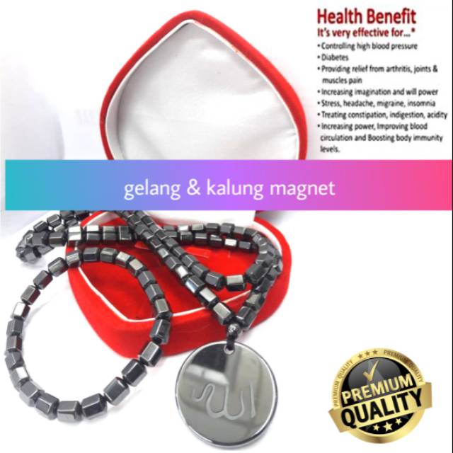 Paket hemat sehat kalung dan gelang magnet