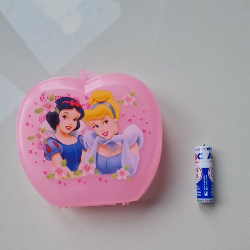 

Kotak serbaguna pernak pernik plastik karakter PRINCESS Disney tempat wadah pink lucu preloved
