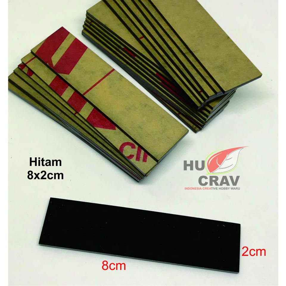 

GLOSIR Bahan Akrilik Papan Nama Dada HITAM 2x8cm Acrylic Nametag Warna dan Bening pin Nama Dada Contoh Name Tage Bahan Nama Dada