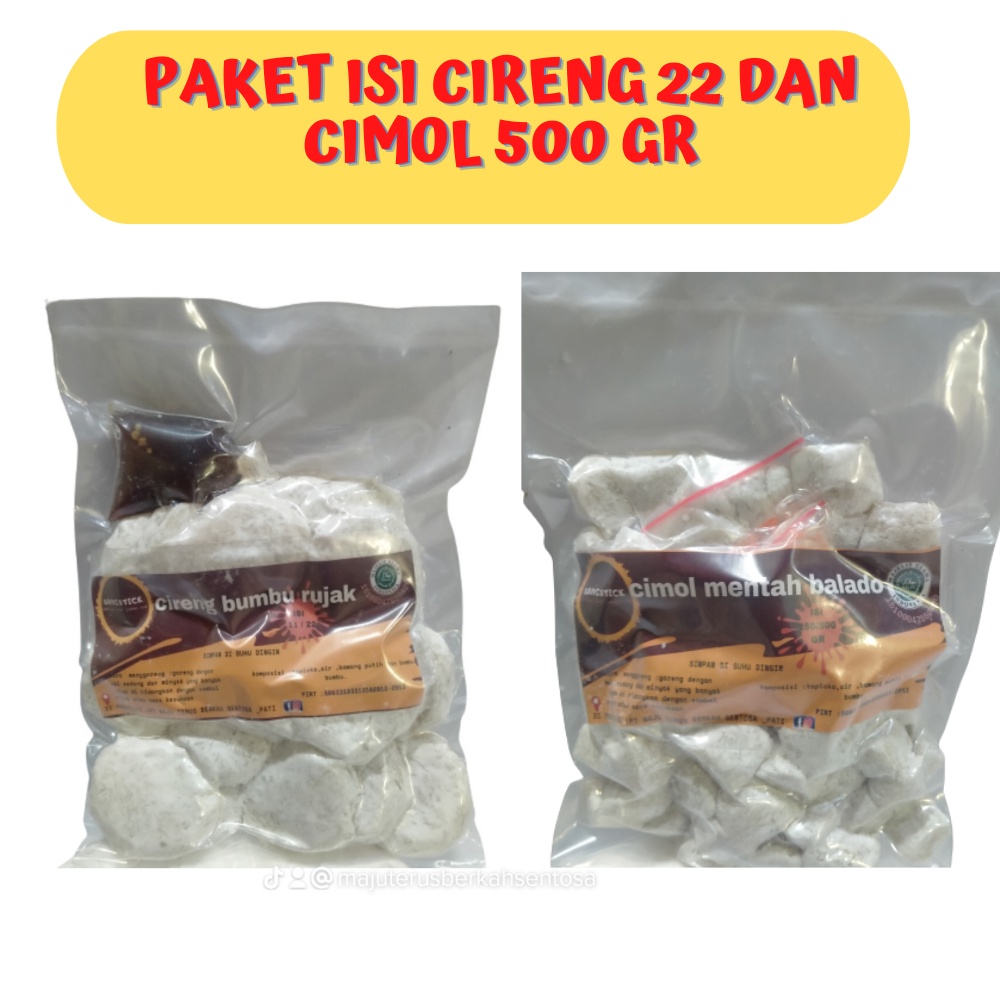 

SANGSTICK Cimol pedas + Cireng Bumbu Rujak (WAJIB DUS PACKING)