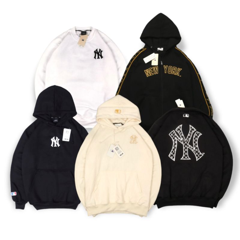 MLB X NEW YORK YANKEES Hoodie&Crewneck High Quality - Unisex Pria/Wanita