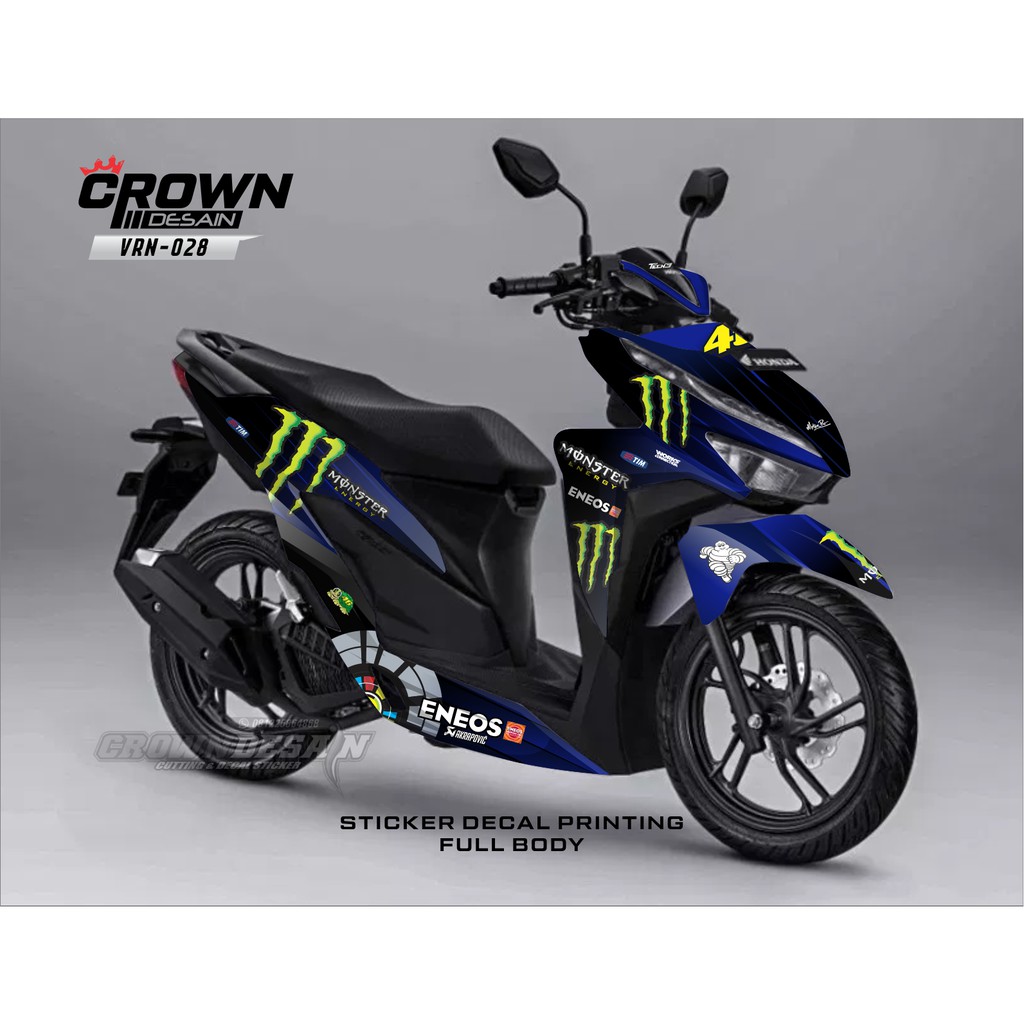 Sticker Decal Honda Vario 150 125 New 2018 Livery Rossi 2019