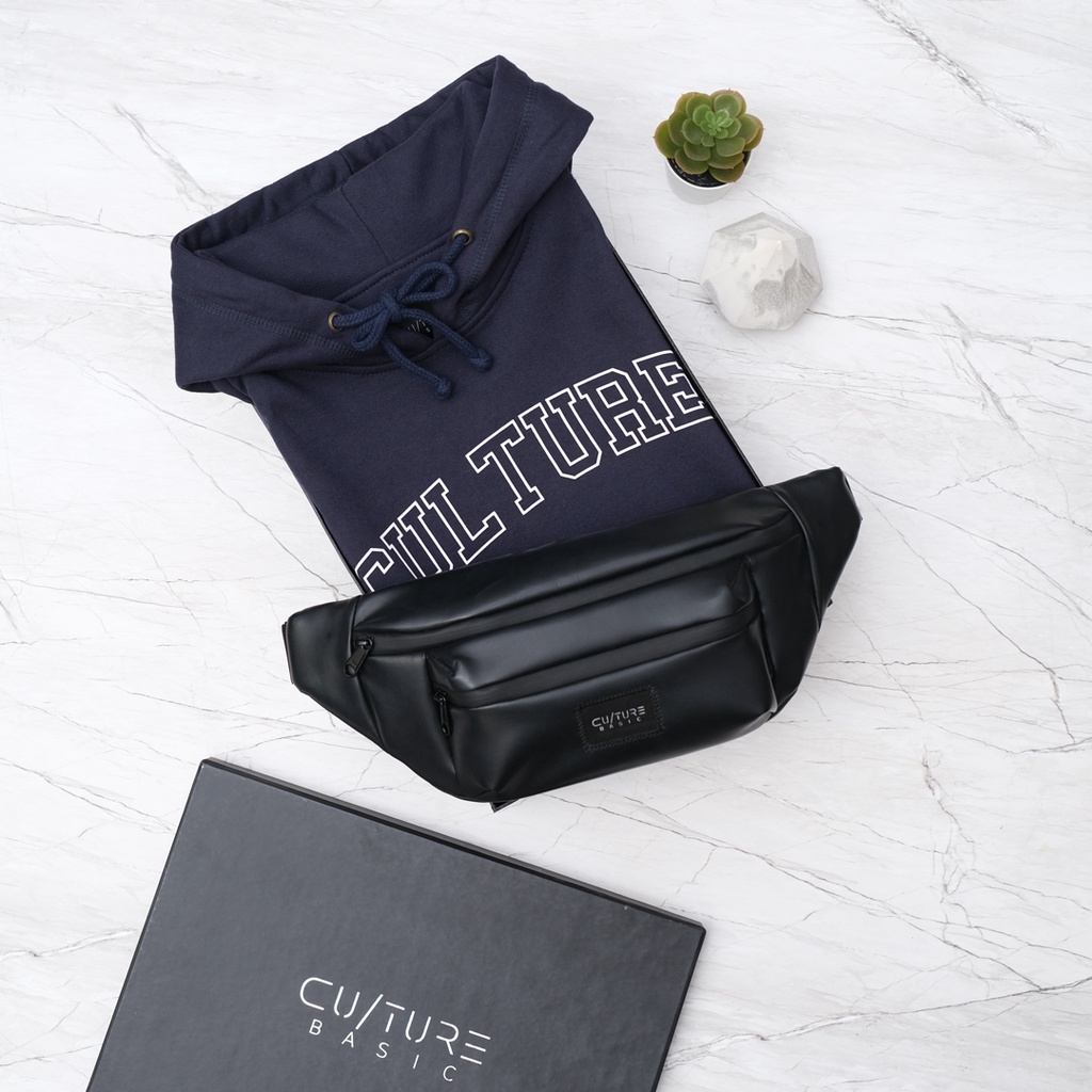 CULTURE BASIC | PAKET BOX LUXURY HOODIE VOL.2 (HOODIE + WAISTBAG + DOMPET) INCLUDE BOX